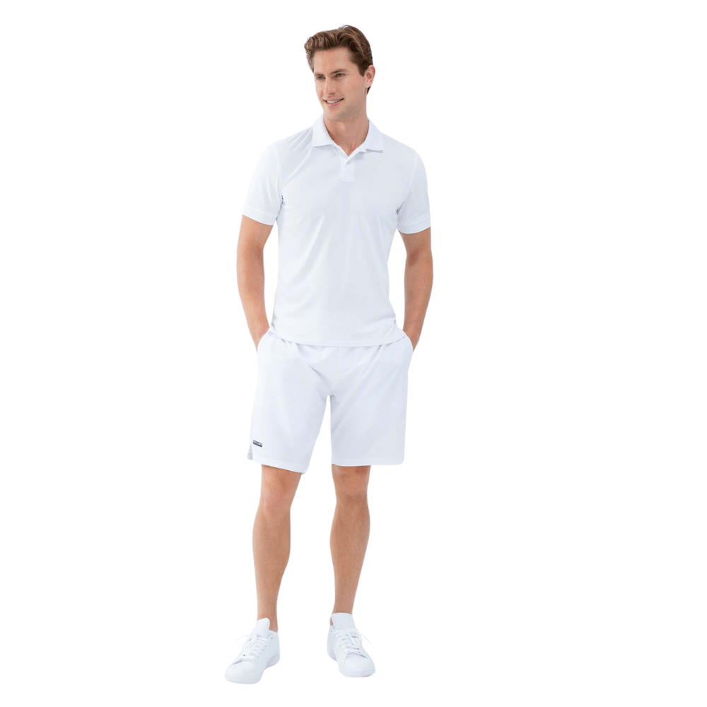 inPhorm NYC Classic Performance Men's Tennis Shorts - White