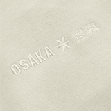 Osaka Women Cropped Hoodie - Logo | Warm Grey