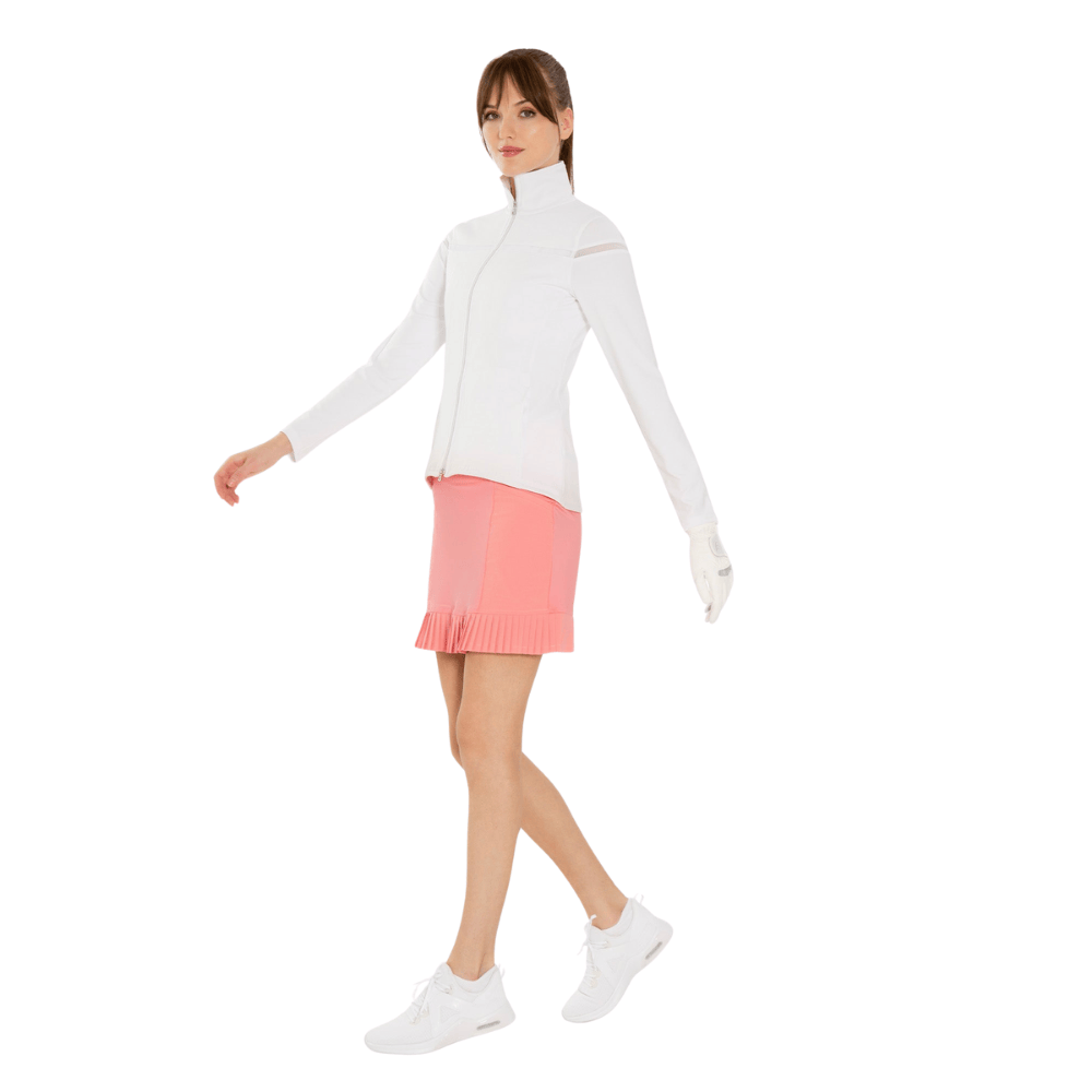 inPhorm NYC Kai 17" Pleated Skirt - Plumeria