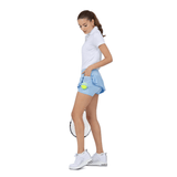 inPhorm NYC inPhorm 13 1/2" Classic Pleated Skirt - Bluebell