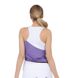 inPhorm NYC Baseline Tank - White/Lavender Combo