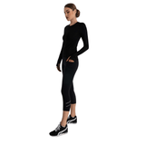 inPhorm NYC Zone Capri Legging - Black/Silver