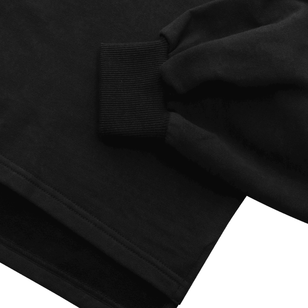 Osaka Women Cropped Hoodie | Black