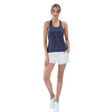 inPhorm NYC Aubrey Double Layer Athleisure Tank - Lilac/Dark Shadow