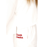 Osaka Women Cropped Hoodie | White