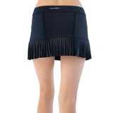 inPhorm NYC Tennis Classic 13 1/2" Pleated Skirt - Black