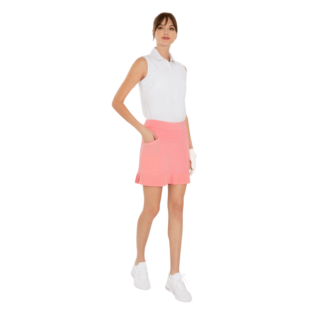 inPhorm NYC Kai 17" Pleated Skirt - Plumeria