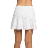 inPhorm NYC Tennis Classic 15" Flounce Skirt - White