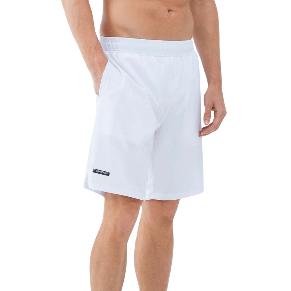 inPhorm NYC Classic Performance Men's Tennis Shorts - White
