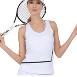 inPhorm NYC Baseline Tank - White/Black