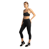 inPhorm NYC Zone Capri Legging - Black/Silver