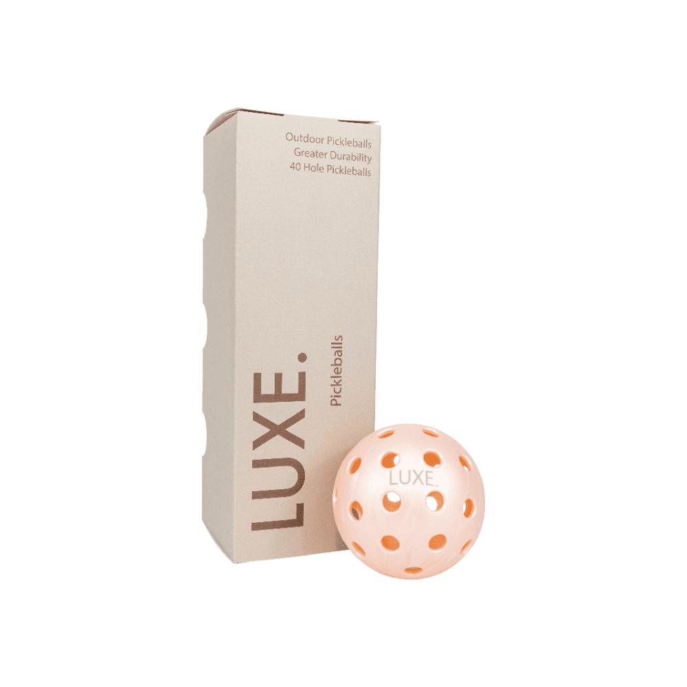 Luxe Pickleball Pink Pickleballs - Pack of 3