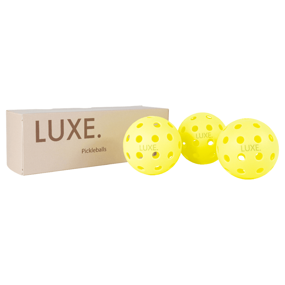 Luxe Pickleball Lemon Pickleballs - Pack of 3