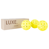 Luxe Pickleball Lemon Pickleballs - Pack of 3