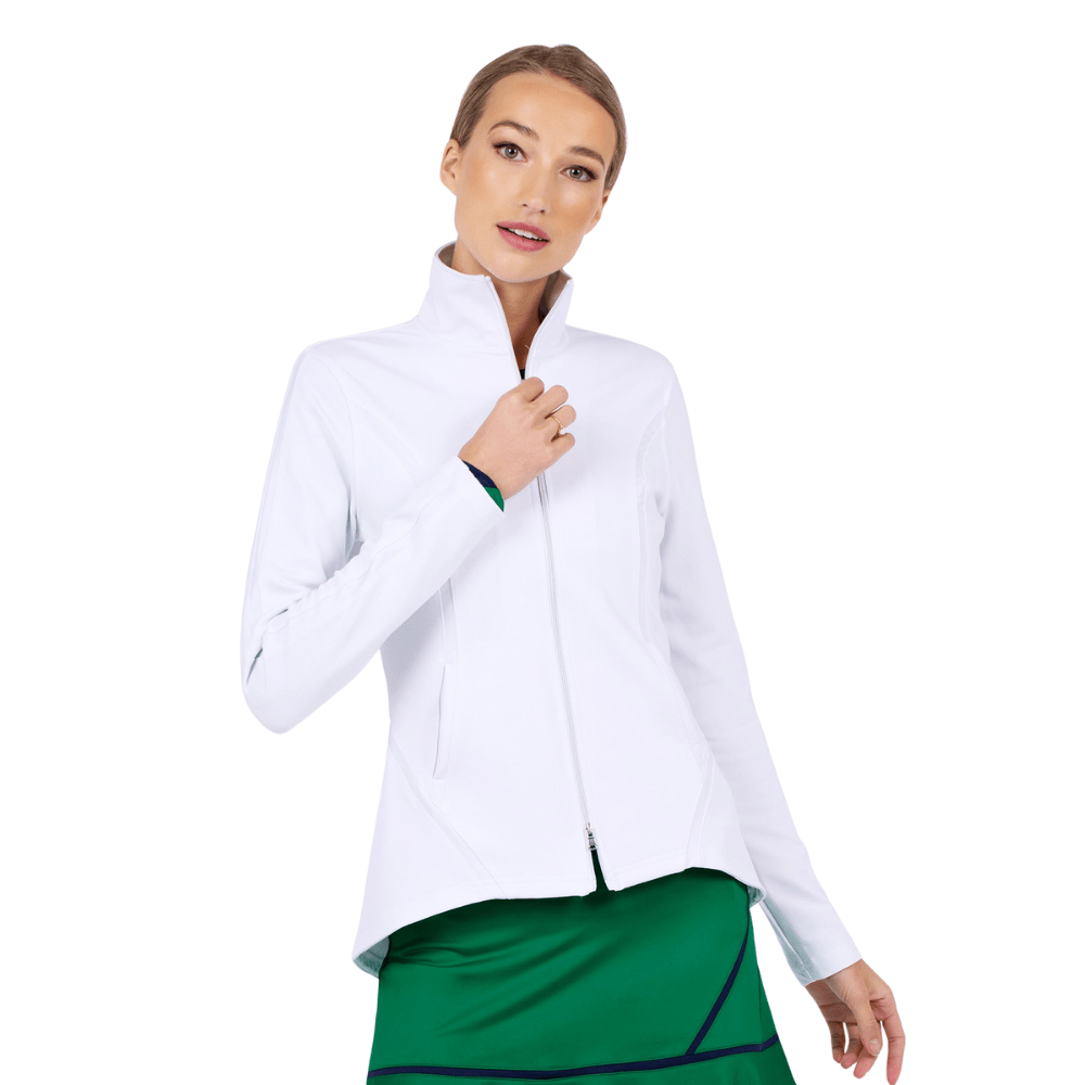 inPhorm NYC Harlow Knit Jacket - White