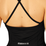 Osaka Women Pleated Tech Dress | Black