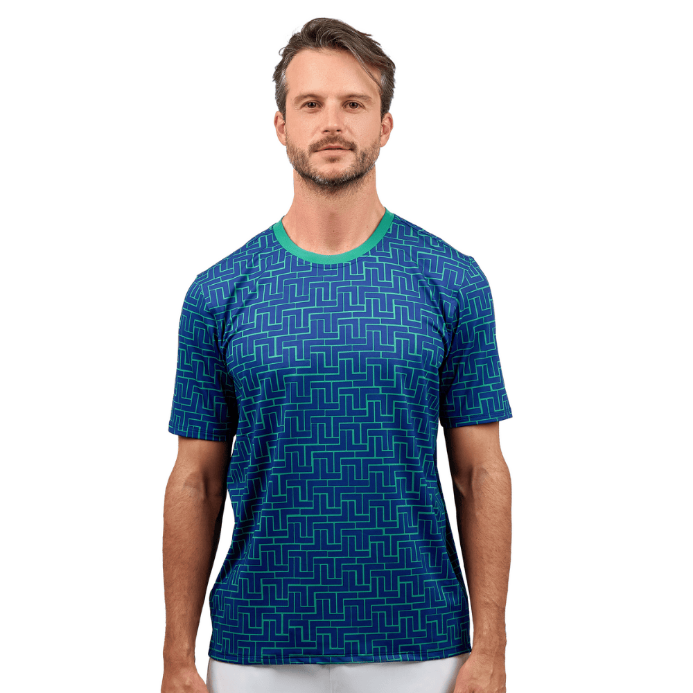 inPhorm NYC Men's Short-Sleeve Crew Neck - UV Protection, Antimicrobial