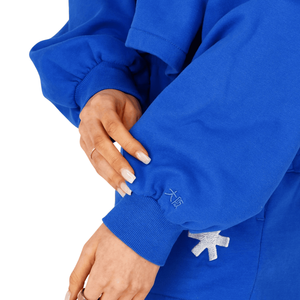 Osaka Women Cropped Hoodie | Princess Blue
