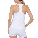 inPhorm NYC Aubrey Double Layer Athleisure Tank - White