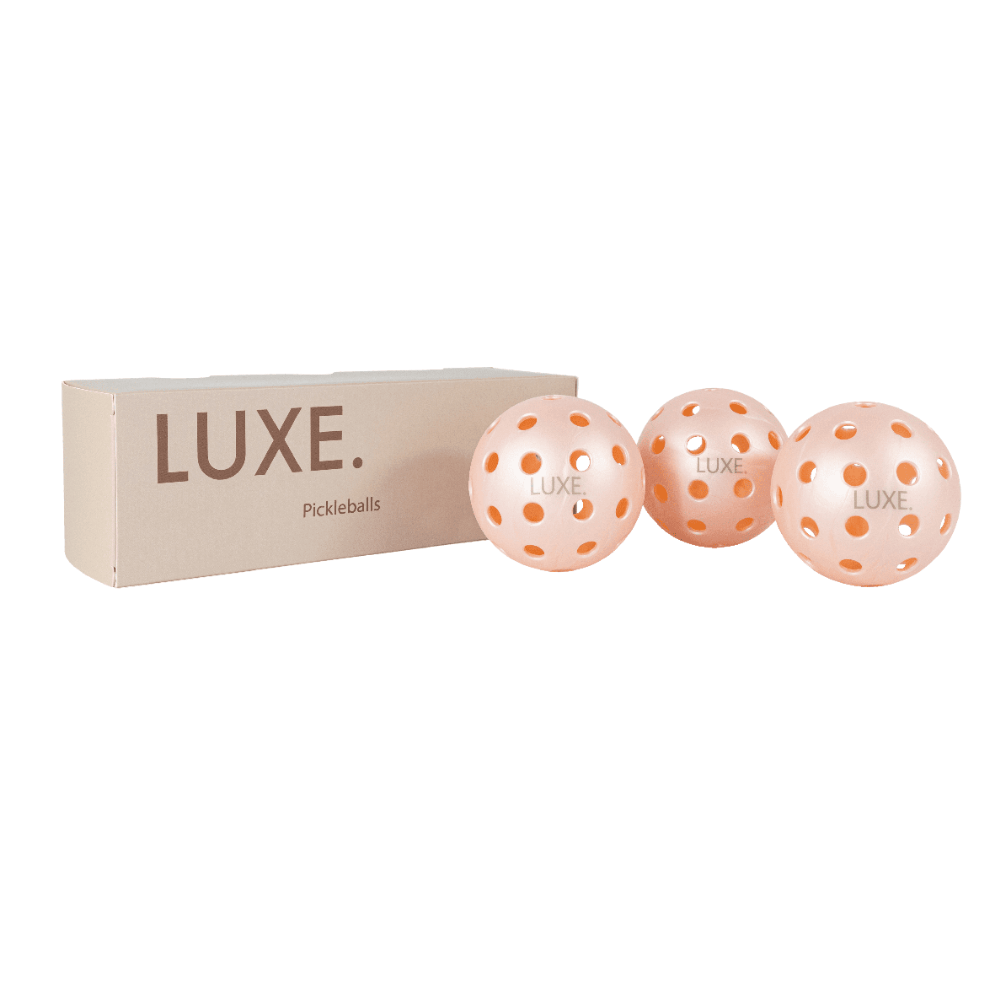 Luxe Pickleball Pink Pickleballs - Pack of 3