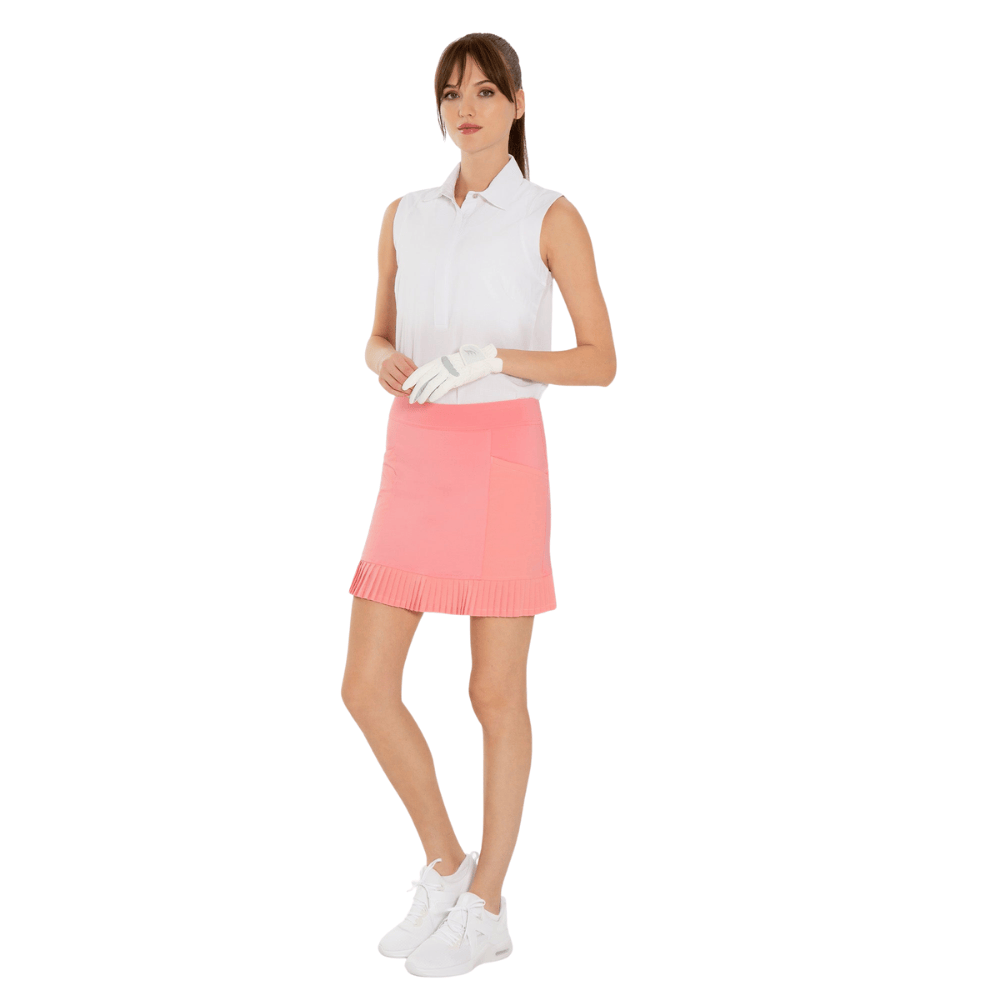 inPhorm NYC Kai 17" Pleated Skirt - Plumeria