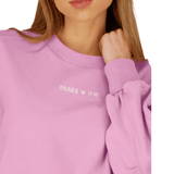 Osaka Women Cropped Sweater | Begonia Pink