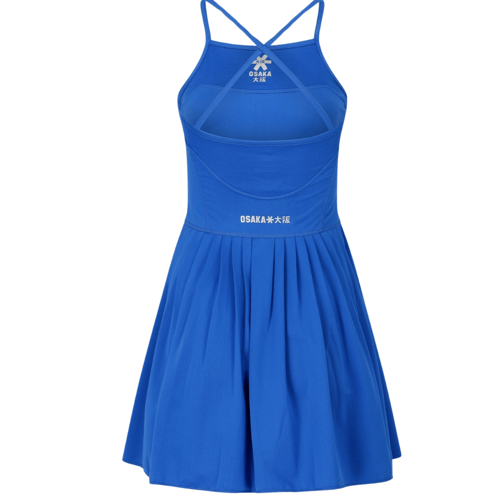Osaka Women Pleated Tech Dress | Princess Blue