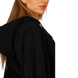 Osaka Women Cropped Hoodie | Black