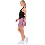Crush Sports Women Black Tie Back Tank Top