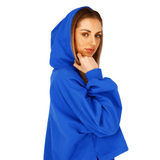 Osaka Women Cropped Hoodie | Princess Blue