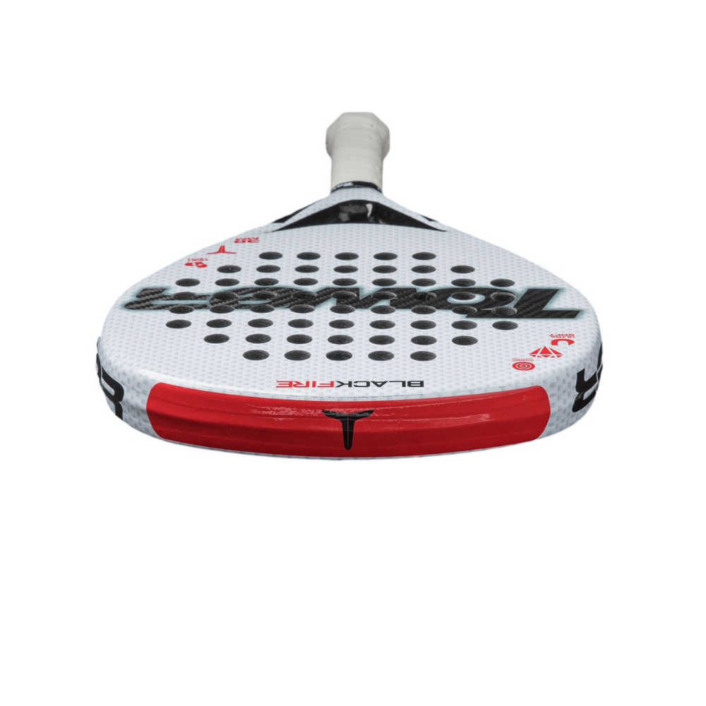 Tower Padel Racket Black Fire | White Carbon