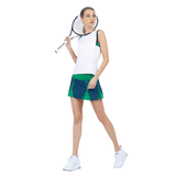 inPhorm NYC Harper Performance Tank - White/Ivy Combo