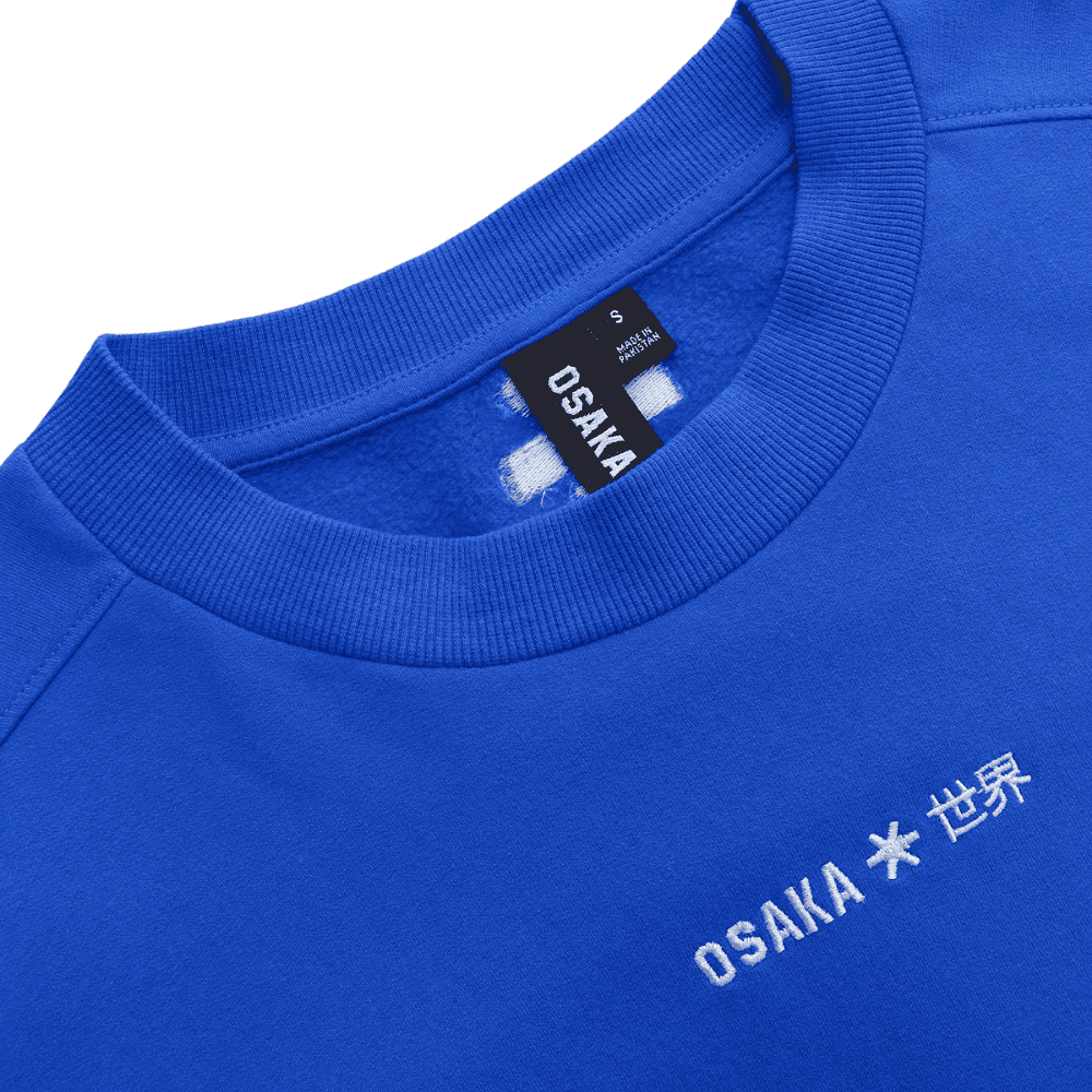 Osaka Women Cropped Sweater | Princess Blue