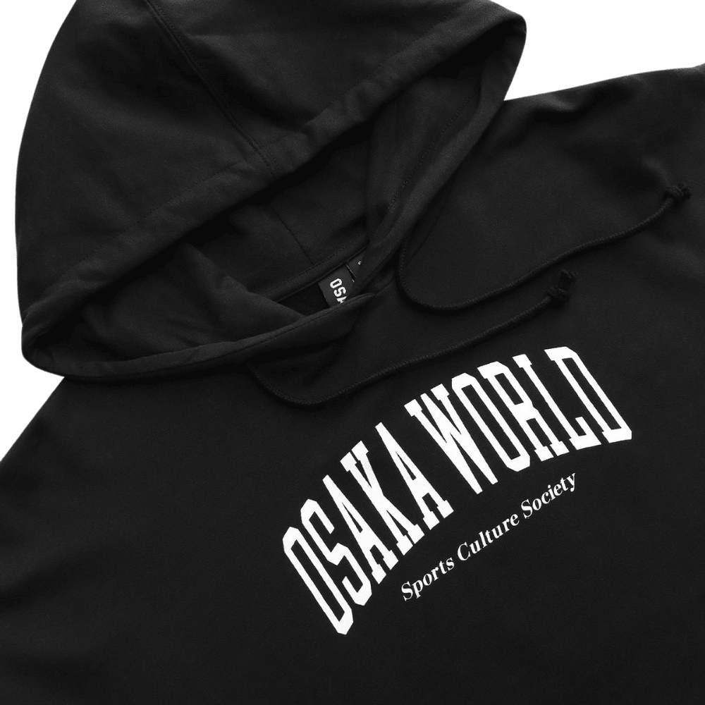 Osaka Women Cropped Hoodie | Black