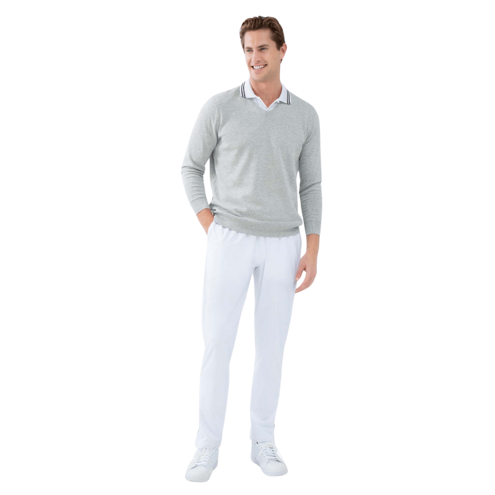 inPhorm NYC Classic Performance Men's Tennis Pant - White