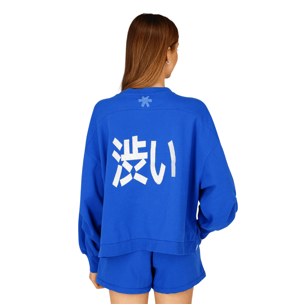 Osaka Women Cropped Sweater | Princess Blue