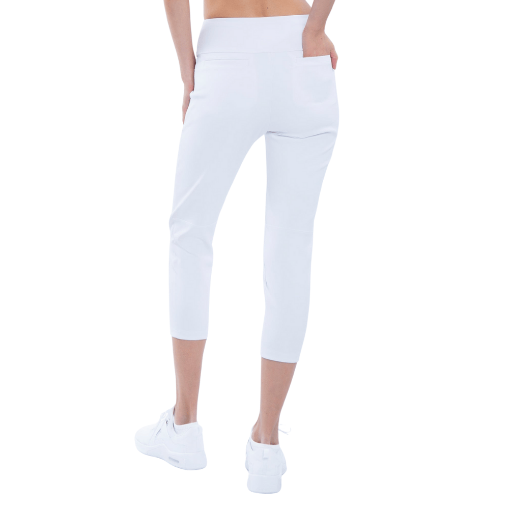 inPhorm NYC Quick Dry Women's Golf 24" Capri - White