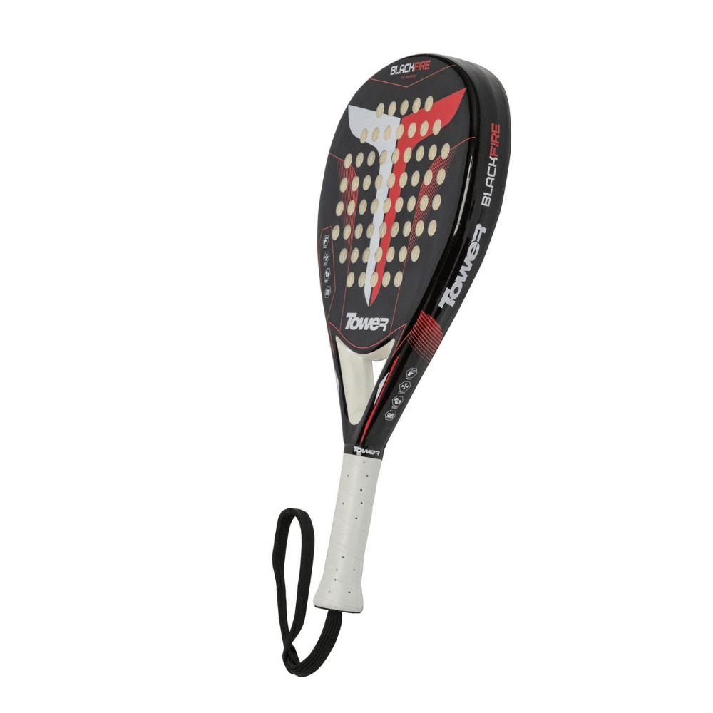Tower Padel Racket Black Fire