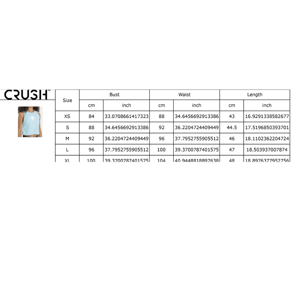 Crush Sports Women Mesh Back Crop