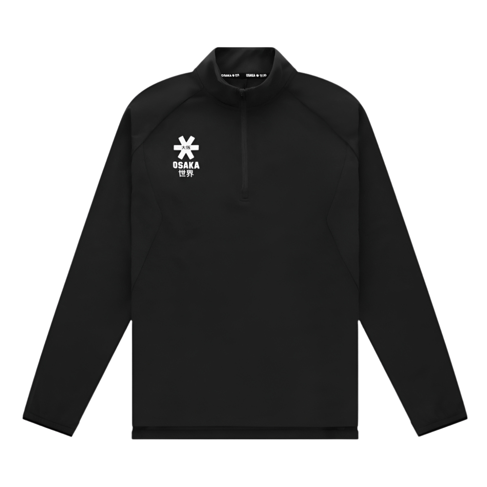 Osaka Men Half Zip Sweater | Black