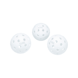 Luxe Pickleball White Pickleballs - Pack of 3