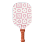 Luxe Pickleball Paddle Checkered Flower