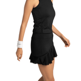 inPhorm NYC Tennis Classic 13 1/2" Flounce Skirt - Black
