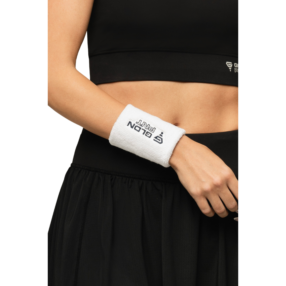GLDN PNT Sweatband | White/Black