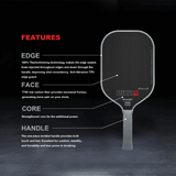 Hudef Sport Pickleball Paddle Viva Pro Gen 2 | Power Paddle