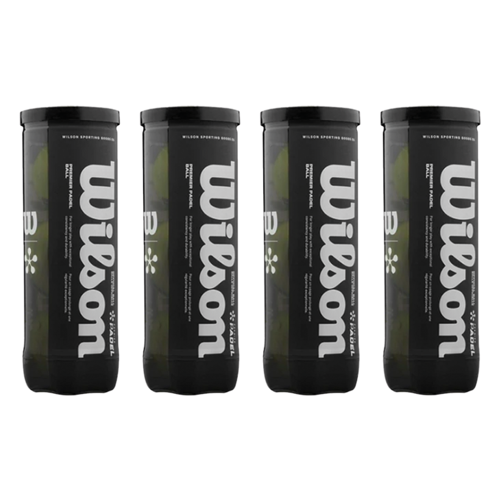 Wilson Balls Premier Padel | 4x Can Bundle