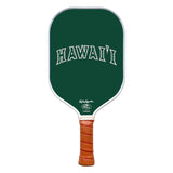 Rally Republic PIckleball Paddle - Hawaii Rainbow Warriors Green Hawaii Mark