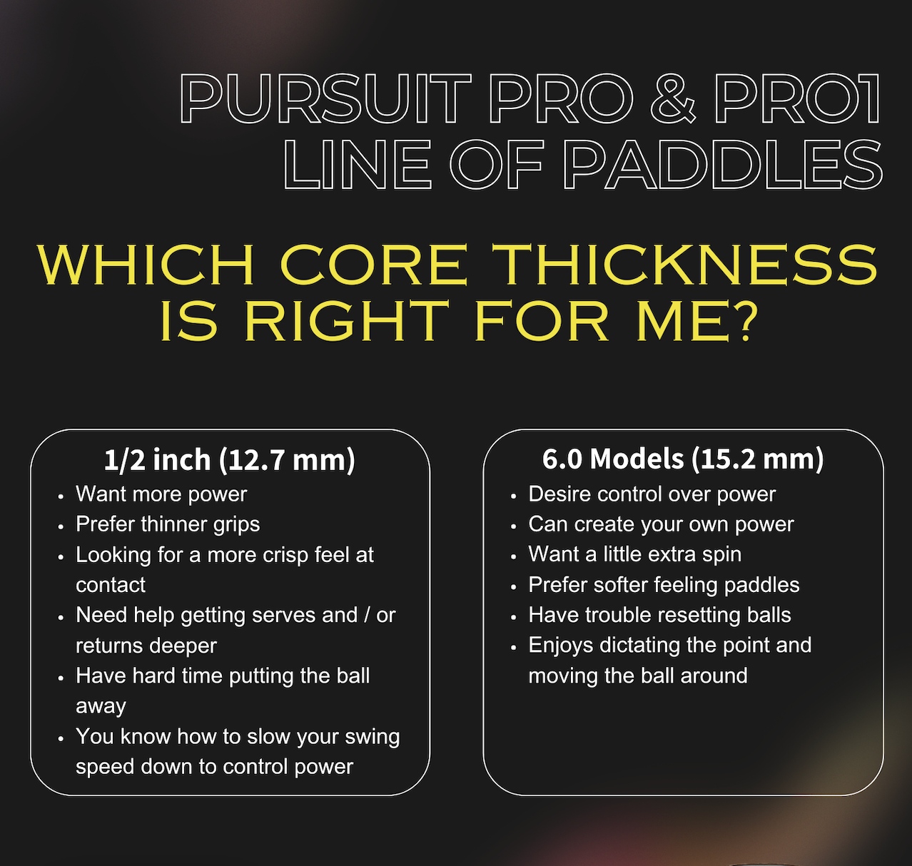 Engage Pickleball Pursuit Pro1 | Elongated Power Series