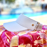 Fenix Sportier The Leather Visor - White & Gold