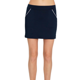 inPhorm NYC Women's Golf 15" Eloise Skirt - Midnight/White
